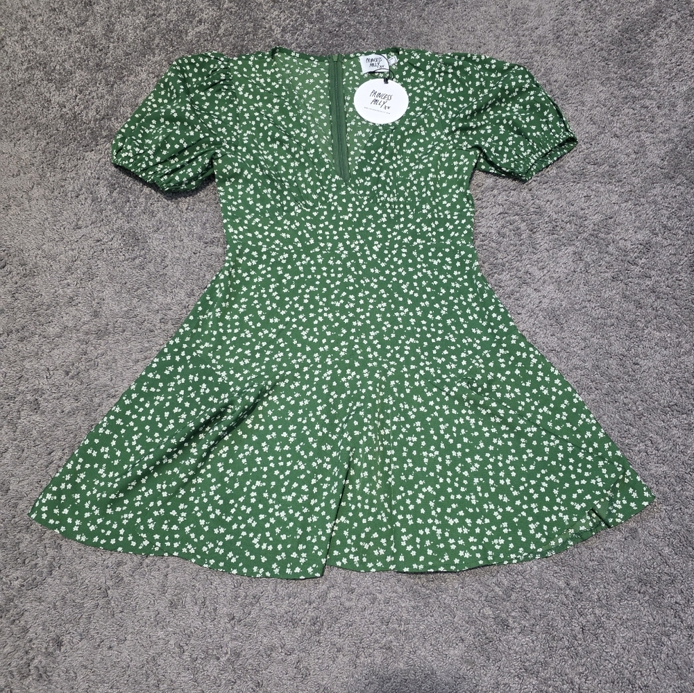 Green Floral Dress